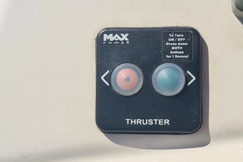  Yacht Photos Pics Control panel for thruster on 2009 Jeanneau Sun Odyssey 50 DS sailboat.