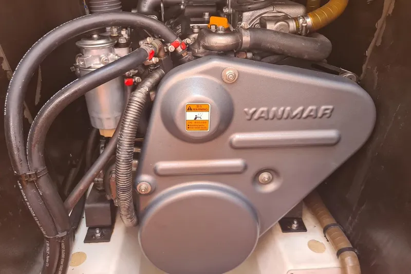  Yacht Photos Pics Yanmar engine in 2009 Jeanneau Sun Odyssey 50 DS sailboat.