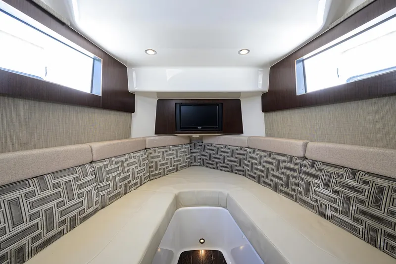 Reel Deal Yacht Photos Pics Pursuit 37 REEL DEAL - Forward Cabin Seating