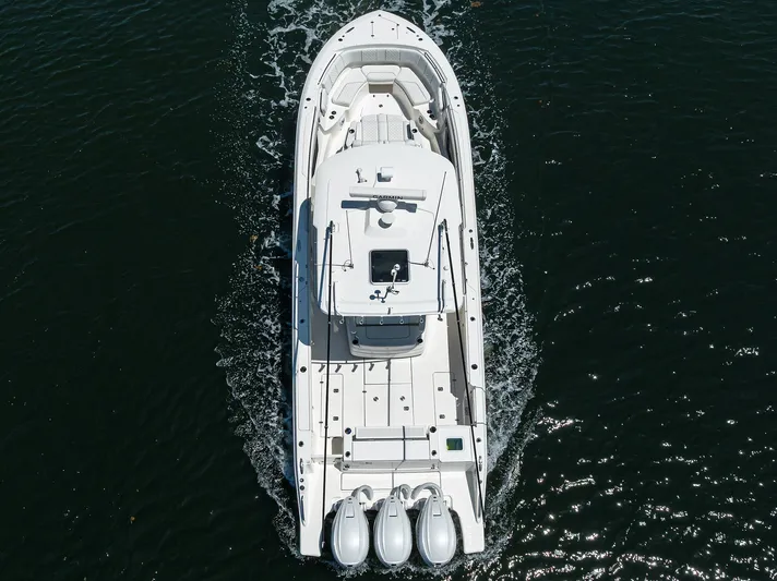 Reel Deal Yacht Photos Pics Pursuit 37 REEL DEAL - Aerial Profile