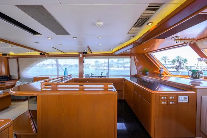 Thanks Buds Yacht Photos Pics Galley Looking to Port