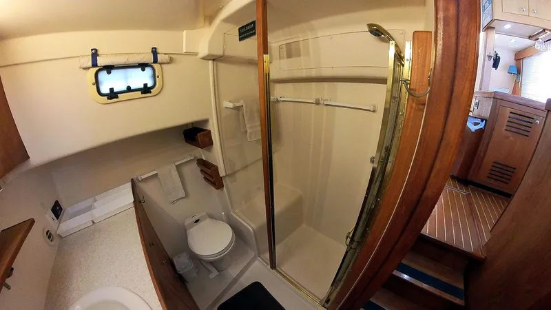 This Is What Yacht Photos Pics Guest Head Toilet and Shower
