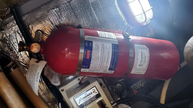 This Is What Yacht Photos Pics Engine Room Fire Suppression