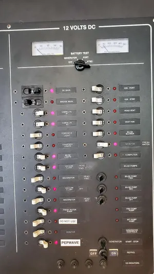 This Is What Yacht Photos Pics DC Electrical Panel