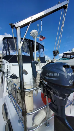 This Is What Yacht Photos Pics Outboard Davit