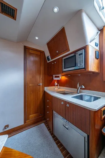 Sore Subject Yacht Photos Pics Albemarle 36 Sore Subject Galley Area