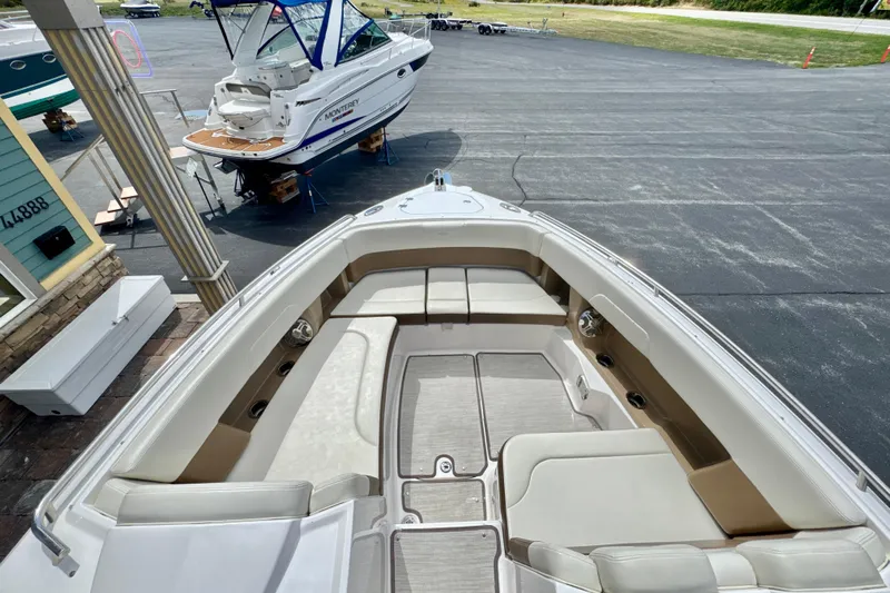  Yacht Photos Pics 2017 Chaparral 337 SSX boat interior with spacious seating and modern design.