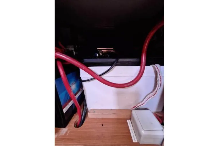 Bermuda Yacht Photos Pics Electrical wiring and components inside a 2017 Dufour 412 Grand Large yacht.