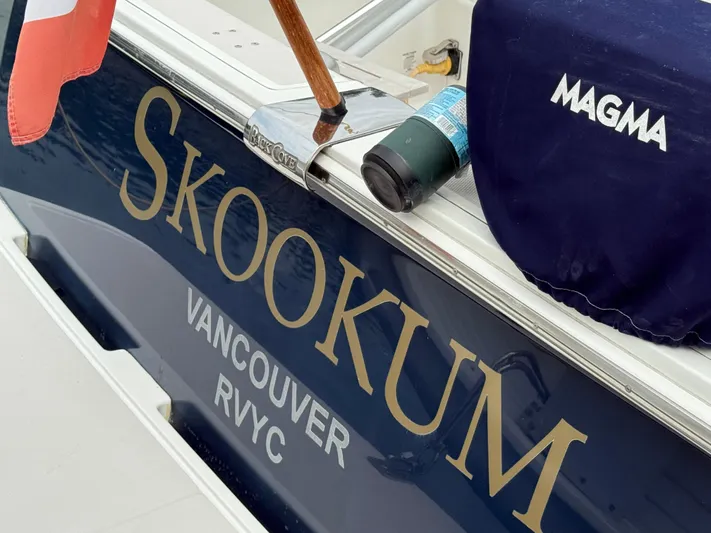 Skookum Yacht Photos Pics 2009 Back Cove 29 boat named Skookum, docked in Vancouver, featuring Magma equipment.