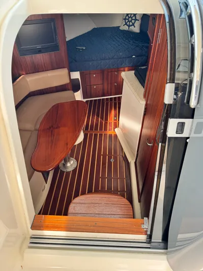 In Pursuit Yacht Photos Pics Interior of 2011 Pursuit OS 375 Offshore yacht.