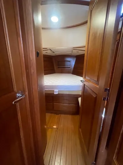 Tangaroa Yacht Photos Pics Cozy wooden cabin interior of 2015 Tartan 4000 sailboat.