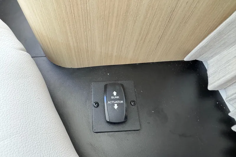 33 Xo Best Deals Of The Year!!1 Yacht Photos Pics Bunk actuator switch in 2026 Regal 33 XO boat interior.