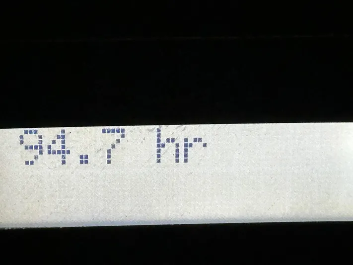  Yacht Photos Pics Display showing 94.7 hours on 2015 Sea Ray 350 Sundancer.