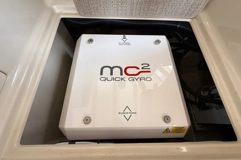  Yacht Photos Pics Gyro stabilizer in 2021 Ranger Tugs R-41CB boat engine compartment.