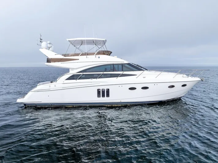 Adios IV Yacht Photos Pics 2009 Princess 54 Flybridge- ADIOS IV- Profile