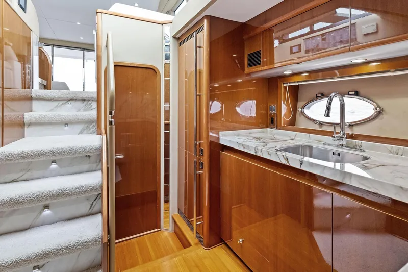 Adios IV Yacht Photos Pics 2009 Princess 54 Flybridge- ADIOS IV- Galley