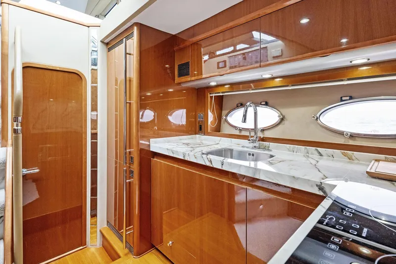 Adios IV Yacht Photos Pics 2009 Princess 54 Flybridge- ADIOS IV- Galley