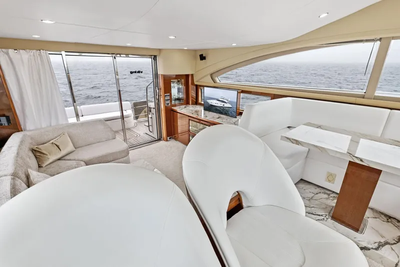 Adios IV Yacht Photos Pics 2009 Princess 54 Flybridge- ADIOS IV- Salon