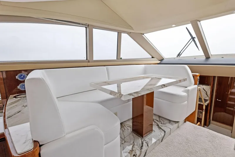 Adios IV Yacht Photos Pics 2009 Princess 54 Flybridge- ADIOS IV- Dinette