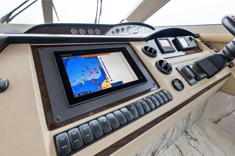 Adios IV Yacht Photos Pics 2009 Princess 54 Flybridge- ADIOS IV- Helm