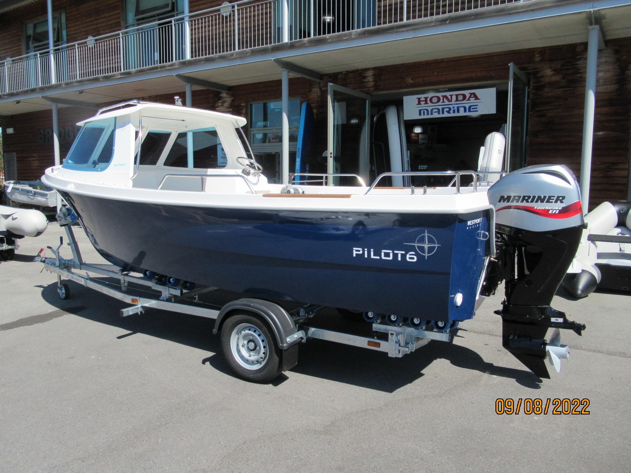 Westport Pilot 6 With Mariner F60 ELPT & Extreme Ext 1300 Trailer - To ...