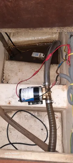  Yacht Photos Pics Bilge pump system in 2007 Elan Impression 434 yacht.