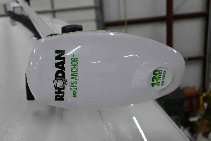  Yacht Photos Pics Rhodan HD GPS Anchor on Freeman 43, 2024 model, in a warehouse setting.