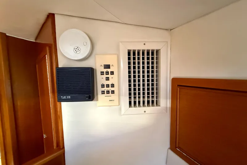 Seafood (reserved) Yacht Photos Pics Interior controls and vent on 1998 Riviera 43 Open Flybridge yacht.