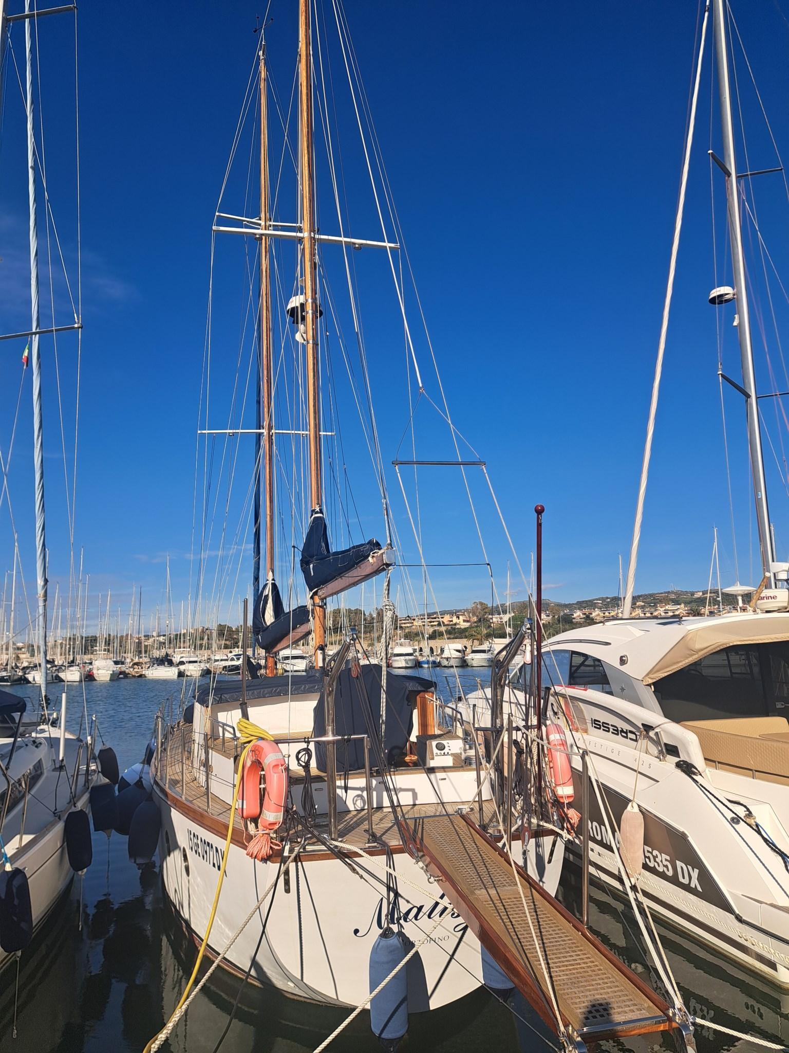 1974 Custom Ciro Massa Kecht Motorsailer