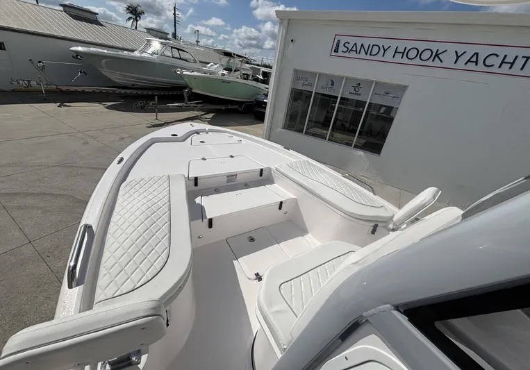  Yacht Photos Pics 2025 Sea Fox 251 Bay Fox boat at Sandy Hook Yachts dealership.
