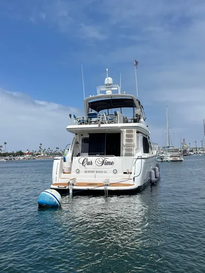 Our Time Yacht Photos Pics 2001 Bayliner 5788 Pilot House Motoryacht docked in Newport Beach, California.