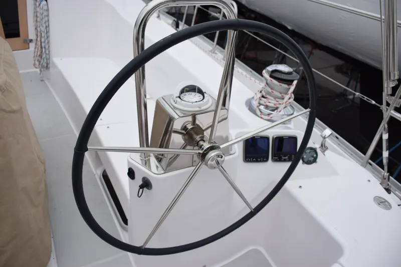 Jehm Of The Sea Yacht Photos Pics Starboard Helm & Controls