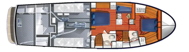  Yacht Photos Pics Selene 53 Three Cabin Layout