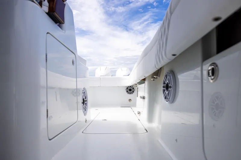  Yacht Photos Pics 2024 Costa Custom Boats 34 SV interior with sleek design and modern features.