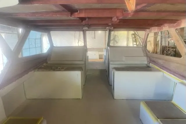  Yacht Photos Pics Interior of 2027 Compmillenia Lightspeed Tender with spacious seating and modern design.