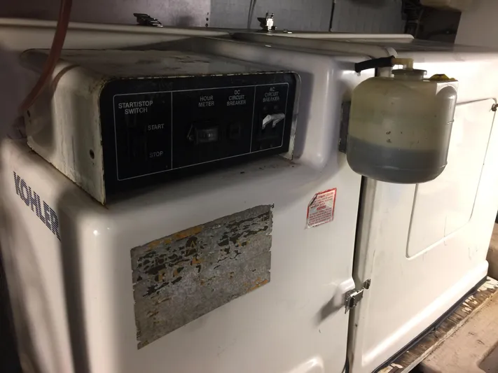  Yacht Photos Pics Kohler Generator in 1989 Viking 41 Sportfish Convertible.