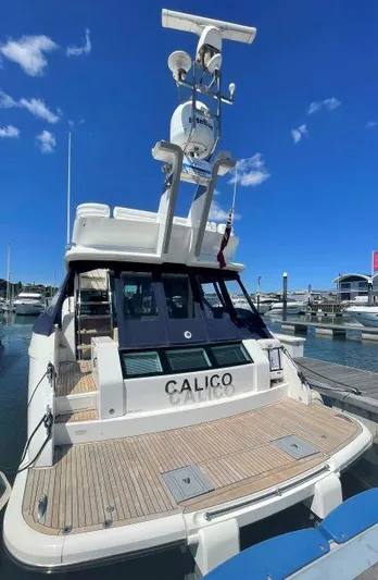  Yacht Photos Pics Fairline Squadron 58 - Stern 2