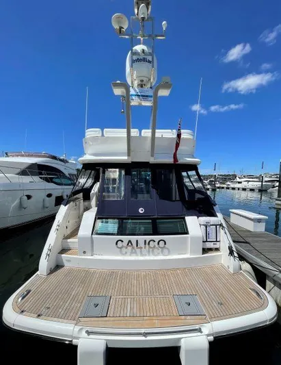  Yacht Photos Pics Fairline Squadron 58 - Stern 1