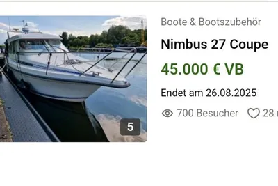 1995 Nimbus 27 Coupe