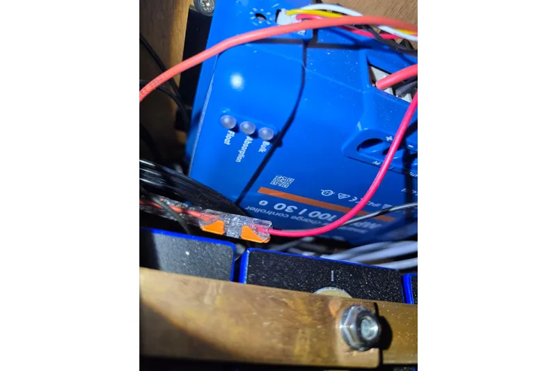  Yacht Photos Pics Electrical components inside a 2013 Jeanneau Sun Odyssey 409 yacht.