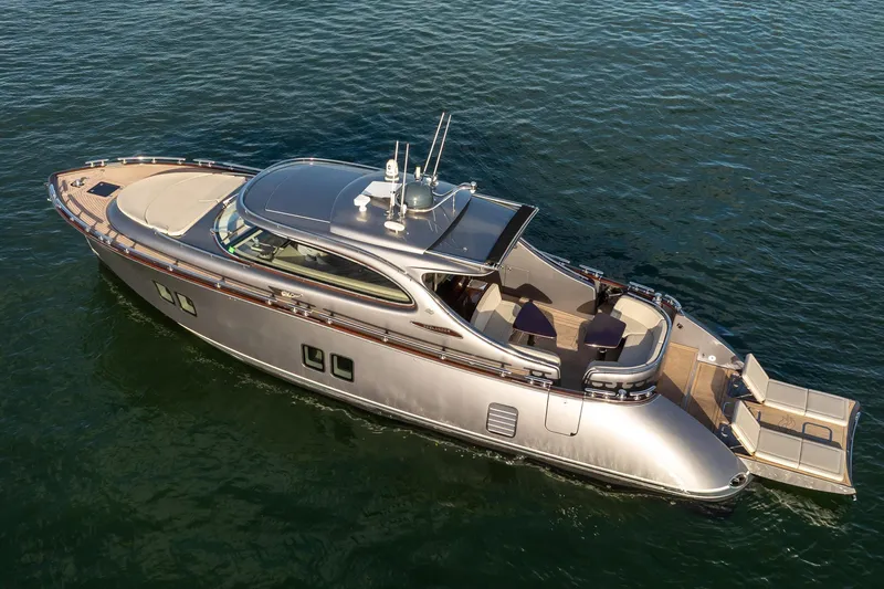 Hope Yacht Photos Pics 2025 Zeelander Z5 luxury yacht cruising on open water.