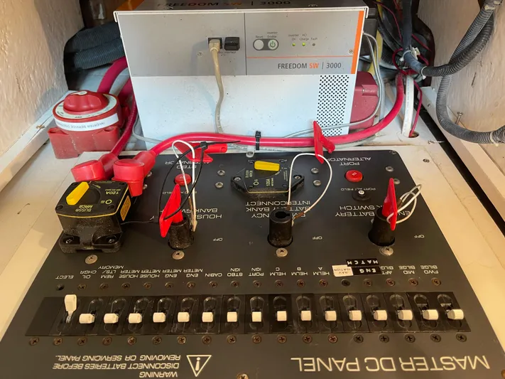  Yacht Photos Pics Electrical control panel on a 2003 Tiara Yachts 3500 Open boat.