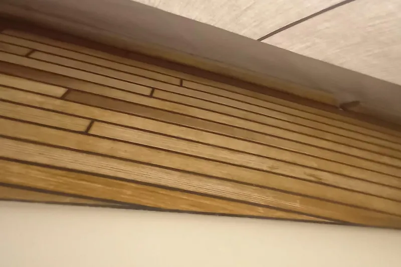  Yacht Photos Pics Wooden interior detail of a 2010 Dufour 45E Performance yacht.