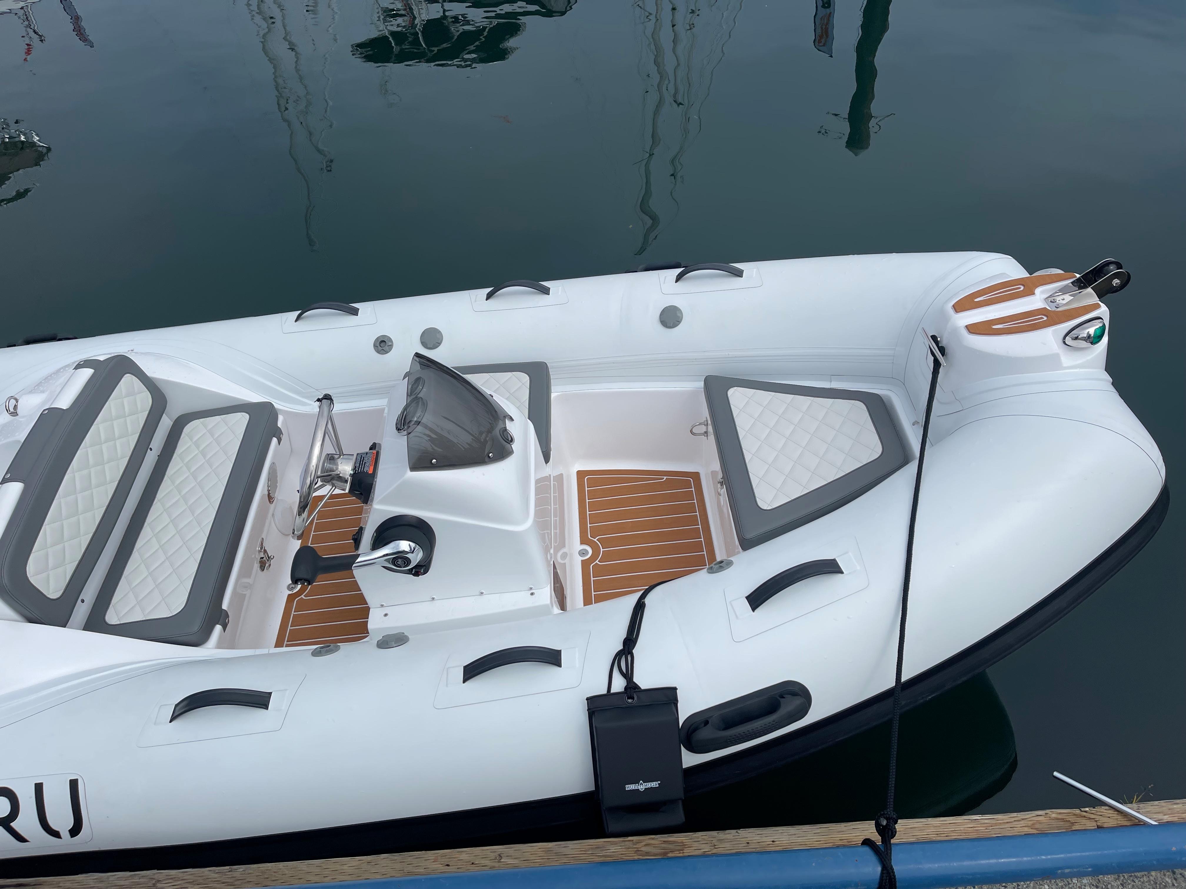 Fishing From a Rib (Rigid Inflatable Boat) on Vancouver Island