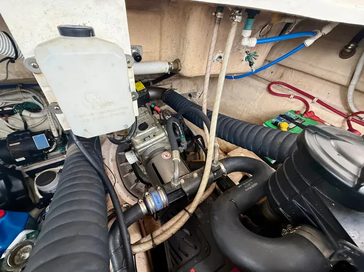  Yacht Photos Pics Engine room of 2008 Tiara Yachts 3500 Sovran.