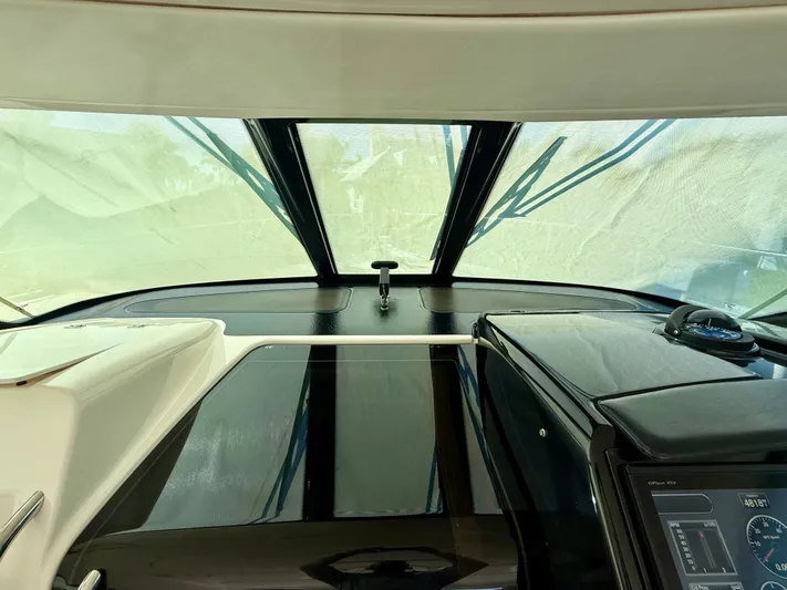  Yacht Photos Pics Interior view of Tiara Yachts 3500 Sovran 2008 helm.