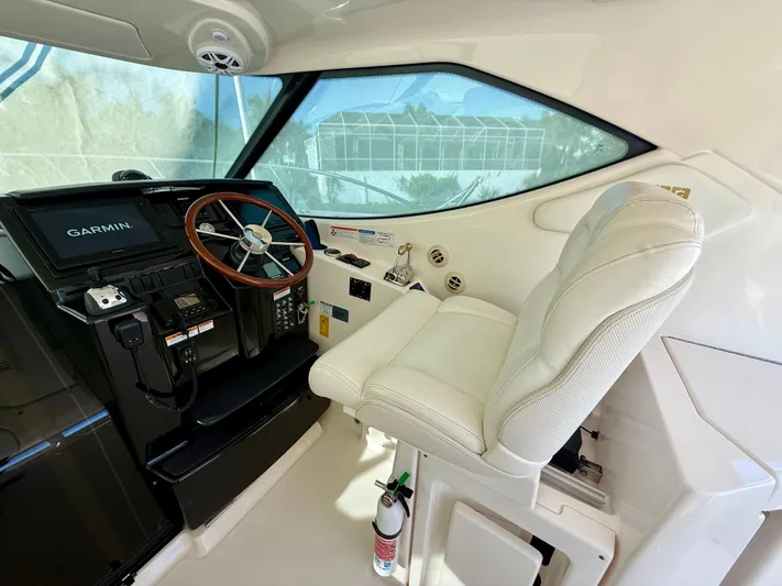  Yacht Photos Pics Interior of 2008 Tiara Yachts 3500 Sovran with helm console.