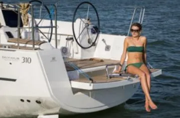  Yacht Photos Pics Manufacturer Provided Image: Dufour 310 Grand Large Bathing Platform