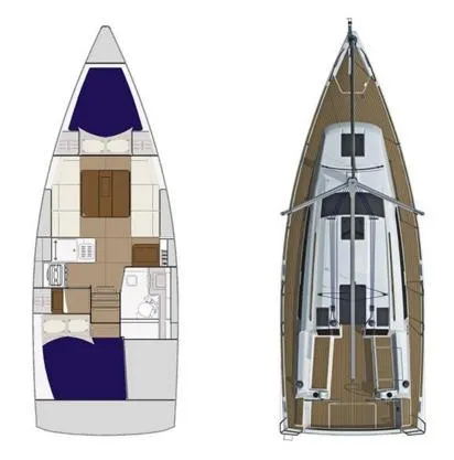  Yacht Photos Pics Manufacturer Provided Image: Dufour 310 Grand Large Layout Plans