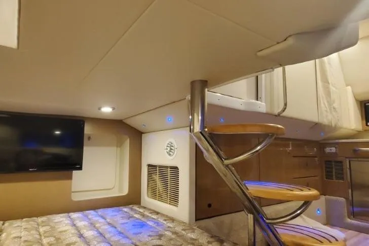  Yacht Photos Pics 2017 Formula 350 Crossover Bowrider interior with modern amenities and stylish design.